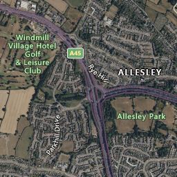 Maps and local area information on aboutmyplace.co.uk