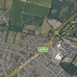 Maps and local area information on aboutmyplace.co.uk